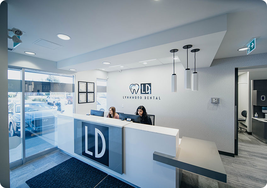 Welcoming Reception Area | Lynnwood Dental | General & Family Dentist | SE Calgary